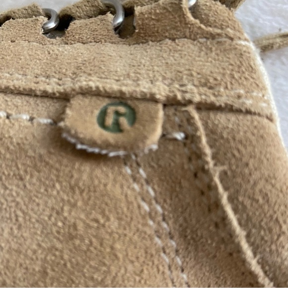 Report Size 8.5 Tan Suede Chunky Lace Up Shoes - Picture 5 of 8